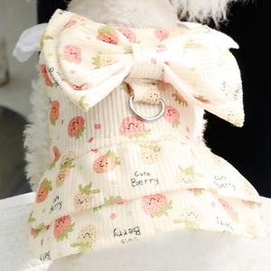 Suéter Abrigo de Pana de Lujo Sostenible para Perros y Gatos, con Hebilla de Tracción y Diseño de Princesa de Dibujos Animados, para Invierno - Product Image 6