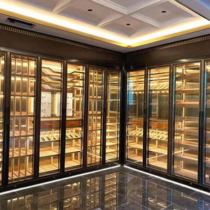 Tủ rượu treo tường bằng thép không gỉ cao cấp, dung tích lớn, điều khiển nhiệt độ, đèn LED, thân thiện với môi trường, sản xuất theo đơn đặt hàng (OEM) - Product Image 3