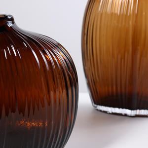 Nordic Minimalist Transparent Crystal Glass Vase Home Hydroponic Fresh <b>Flower</b> Container Dining Table Decoration <b>Ornament</b> - Product Image 5