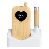Machine à ongles électrique portable haute puissance pour le nail art, en forme de cœur, pour le nettoyage des cuticules et le polissage