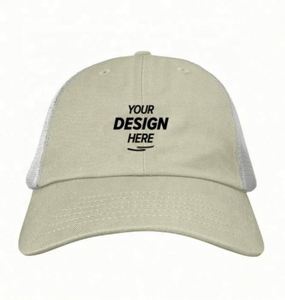 Casquette de camionneur personnalisée de haute qualité avec logo brodé, en velours côtelé et maille, broderie 3D, unisexe, réglable, pour activités de plein air - Product Image 1