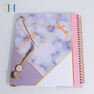 2024 A5 Cartoon benutzer definierte Student Skizze Schulhefte/profession ell gedruckte PU Leder Tagebuch Journal Agenda Planer Notizbuch