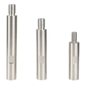 Steel billet milling turning service custom Stainless Steel Rotary Polisher Extension Shaft