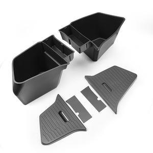 Organisateur de coffre Tesla Model Y Juniper, lot de 2, bac de rangement latéral en TPE avec couvercle, <span class=keywords><strong>plateau</strong></span> de chargement étanche pour le nouveau Model Y 2025 - Product Image 1