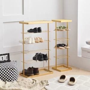 Étagère à chaussures en métal à 6 niveaux, organisateur de rangement pour chaussures autoportant, support à chaussures multi-niveaux pour entrée, porte d'entrée, chambre à coucher - Product Image 1