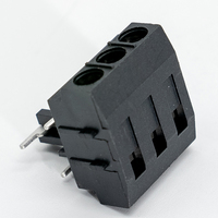 SCED Vente Chaude PBT UL90 V-0 Noir Bornier 3 Pôles CUL CE VDE Haute Qualité Euro Bornier