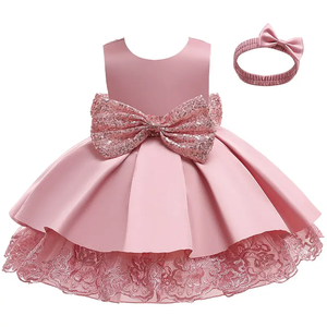<span class=keywords><strong>Robe</strong></span> <span class=keywords><strong>Tutu</strong></span> de Baptême et d'Anniversaire pour Bébé Vêtements pour Enfants <span class=keywords><strong>Robe</strong></span> de Princesse de Soirée de Mariage pour Fillette - Product Image 1