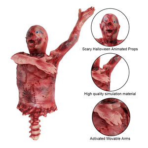 Personnalisé Pas Cher Latex De Silicium Moitié Humain Réaliste Réaliste Articulations Mobiles Halloween Moitié Corps Sanglante - Product Image 3