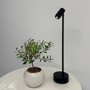 <span class=keywords><strong>Lampe</strong></span> de bureau LED néon portable moderne en acier inoxydable et aluminium, <span class=keywords><strong>lampe</strong></span> de lecture simple à intensité variable, hauteur réglable, <span class=keywords><strong>lampe</strong></span> sur pied, garantie 5 ans - Product Image 1