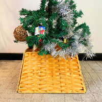 Meilleures ventes : Jupes de base pour arbre de Noël décoratives, modernes, en rotin et plastique, personnalisables, pour usage intérieur, aspect naturel