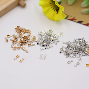 Rope Buckle Small Size Metal Jewelry Findings For Bracelets Necklaces Beading Supplies <b>Silver</b> Gold Gunmetal Black Plated - Product Image 4