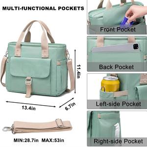 Sac à déjeuner avec intérieur isolé et plusieurs poches pour les employés <span class=keywords><strong>de</strong></span> bureau, les étudiants et <span class=keywords><strong>l</strong></span>'utilisation <span class=keywords><strong>en</strong></span> extérieur - Product Image 2