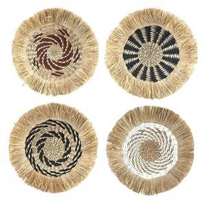 Decoración de oficina de contabilidad letras de ratán macramé toallero cesta tejida arte para paredes hogar barato <span class=keywords><strong>putas</strong></span> enlace de lujo Moody - Product Image 6