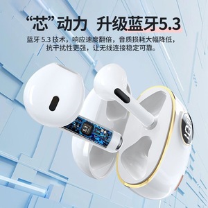 Auriculares Tws Bluetooth 5,3, Control táctil, pantalla Digital, carga inversa, cancelación de ruido para deportes y correr - Product Image 1