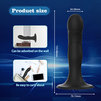 YLove Lebensmittelechtes Silikon Erwachsenen-Sexspielzeug für Frauen Leistungsstarker Motor Tragbarer Massagestab Wandmontierbar G-Punkt-Massage Dildo