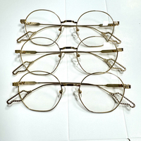 Déstockage d'usine, montures de lunettes rondes en métal mixte, montures de lunettes optiques à monture complète, montures de lunettes de mode de haute qualité unisexes