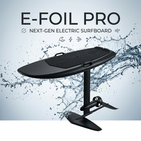 Produit phare du fabricant : Planche de surf hydrofoil électronique de course Hydrodynamic Midnight, équipement de sport nautique