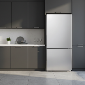Refrigerador Smad de 18.7 Pies Cúbicos, Doble Puerta, Acero Inoxidable, Sin Escarcha, Congelador Inferior Reversible, Refrigerador Doméstico de Doble Puerta - Product Image 3