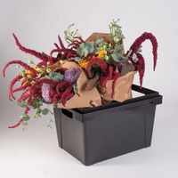 Seau en plastique Procona pour le transport de fleurs coupées, conteneur pour l'emballage et la présentation de fleurs fraîches