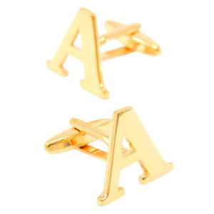 Mancuernillas Personalizadas con <span class=keywords><strong>Iniciales</strong></span> <span class=keywords><strong>en</strong></span> Oro y Plata, Mancuernillas para <span class=keywords><strong>Camisa</strong></span> <span class=keywords><strong>de</strong></span> Traje, para Hombre, Ropa <span class=keywords><strong>de</strong></span> Calle, Vestimenta Formal - Product Image 2
