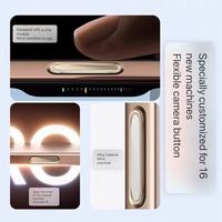 Pelindung Tombol Kontrol Kamera dari Aluminium Alloy yang Mendukung Zoom, Klik, dan Geser untuk iPhone 16 |   16 Pro Max |   16 Pro |   16 Plus