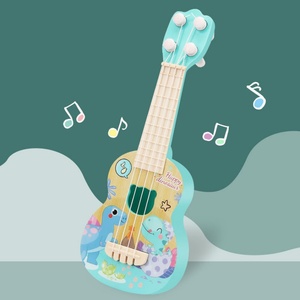 Jouet musical éducatif en plastique ABS pour débutants, avec fonction de simulation de chant et de jeu de guitare, cordes à pincer, 5 diapasons - Product Image 3