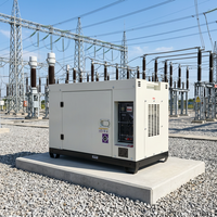 Générateur ECG pour usage domestique, 1/3 phase, conception insonorisée, 9 kW, 10 kW, 11 kVA, 12 kVA, générateur diesel silencieux, prix de vente