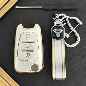 Quicksand TPU Key Fob Cover apto para <span class=keywords><strong>Hyundai</strong></span> Elantra Sonata Kia Forte Optima Spectra Protector car key case Accesorios - Product Image 2