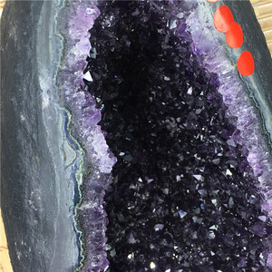 Bán Buôn Thạch Anh Tím Brazil Kích Thước Lớn Tự Nhiên Uruguay Thạch Anh Tím Cụm Thạch Anh Tím Geode - Product Image 3