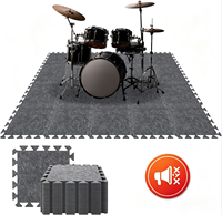 Tapis en feutre haute densité pour salle de sport à domicile et bureau, tapis de puzzle insonorisant, protection des sols en bois et réduction du bruit