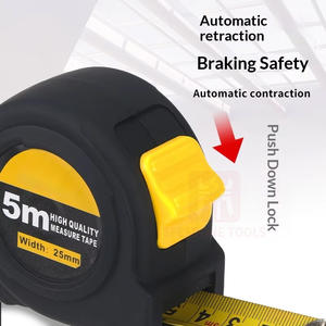 Penjualan Langsung Pabrik Meteran Pita ABS 19mm/25mm Lebar Bilah Skala Ganda Metrik/Imperial Presisi Tinggi 5 Meter - Product Image 4