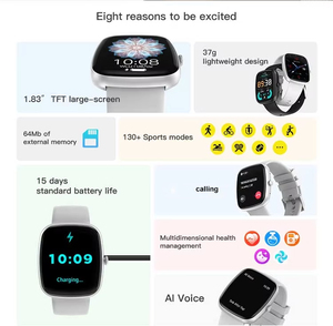 Reloj Inteligente de Bajo Precio con Pantalla Táctil, Llamadas, Monitoreo de Presión Arterial, Monitor de Salud, Rastreador de Actividad Física y Deportiva Z139 para Mujeres y Hombres - Product Image 3