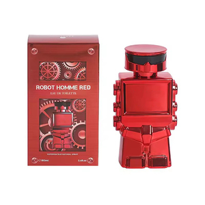 Nouveau design 100 ml Cologne longue durée à la note <span class=keywords><strong>bois</strong></span>ée en forme <span class=keywords><strong>de</strong></span> robot Parfum pour homme - Product Image 6