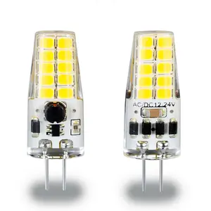 Hanlux-piezas de lámpara de techo colgante, SMD2835, regulable, CA DC12V, 24V, 1,5 W, bombilla led G4