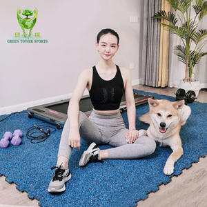 רצפת גומי מקורה אנטי החלקה נגד הלם אנטי סטטי וקול בידוד כושר גופני מחצלת כבד - Product Image 2