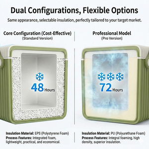 Nevera Portátil de 13L <span class=keywords><strong>para</strong></span> Exteriores, con Logotipo Personalizado, Caja de Hielo de Plástico Rígido, Regalo Corporativo, Nevera <span class=keywords><strong>para</strong></span> Camping y Pesca con Cerradura, Venta al Por Mayor - Product Image 4