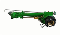 Arroseur de 2 pouces pour système d'irrigation agricole, portée de 23 à 56 m, gros canon à pluie avec rotation à 360 degrés, garantie d'un an