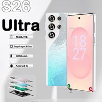 Nouveau Smartphone S26 Ultra 7,3 Pouces Android 15 Téléphone Intelligent Original 8000 mAh Téléphone Portable 16+1 To