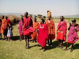 Maasai shuka afrika kumaş Safari kumaş Maasai bez geleneksel bezler piknik battaniyesi - Product Image 2
