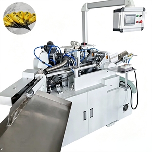 Machine automatique de fabrication et de découpe de gaine en papier pour cornets de glace, 380V 9.3kW, montage au sol - Product Image 6