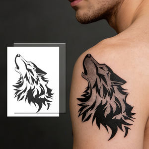 Papier de tatouage temporaire compatible avec les imprimantes laser, feuilles imprimables pour transfert d'eau, art corporel pour cosplay, photographie, projets de bricolage - Product Image 2