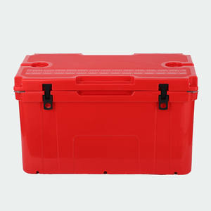 Glacière isotherme rotomoulée moderne 78QT avec panier pour canettes, idéale pour le camping, les fêtes à la plage, portable - Product Image 5