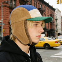 Casquette de baseball personnalisée en fausse fourrure pelucheuse pour l'hiver, avec cache-oreilles épaissis, réglable, pour la conduite par temps froid et le cyclisme