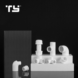 中国制造工厂oem TY品牌所有尺寸pvc配件价格ASTM SCH40 SCH80 D2466 PVC UPVC塑料管件 - Product Image 1