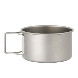便携式超轻钛餐具套装3毫米厚碗盘盘带提包户外野营炊具 - Product Image 5