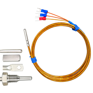 उच्च तापमान औद्योगिक ग्रेड तापमान सेंसर जांच-50 ~ 200/450 इंच वाटरप्रूफ केबल प्लैटिनम प्रतिरोध प्रकार pt100 <span class=keywords><strong>rtd</strong></span> - Product Image 1