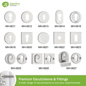 Venta superior alemán elegante manija de puerta doble externa Hardware acero inoxidable 304 manija de puerta - Product Image 3