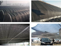 JARING PENEDUH HITAM 2X50M Penutup Pelindung Matahari untuk Luar Ruangan 150GSM