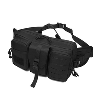 Nouveaux produits tendance 2026 – Sac à dos tactique en nylon personnalisé avec logo, sac banane multi-poches pour la pêche et le plein air avec porte-cartes