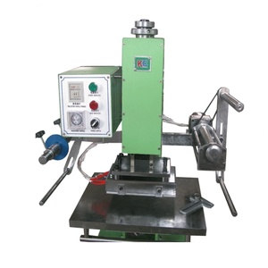 High-End Manual Flat Pneumatic Wood Plastic Leather Hot Foil Stamping Machine Tabletop Heat Press Print Function New Garments - Product Image 4